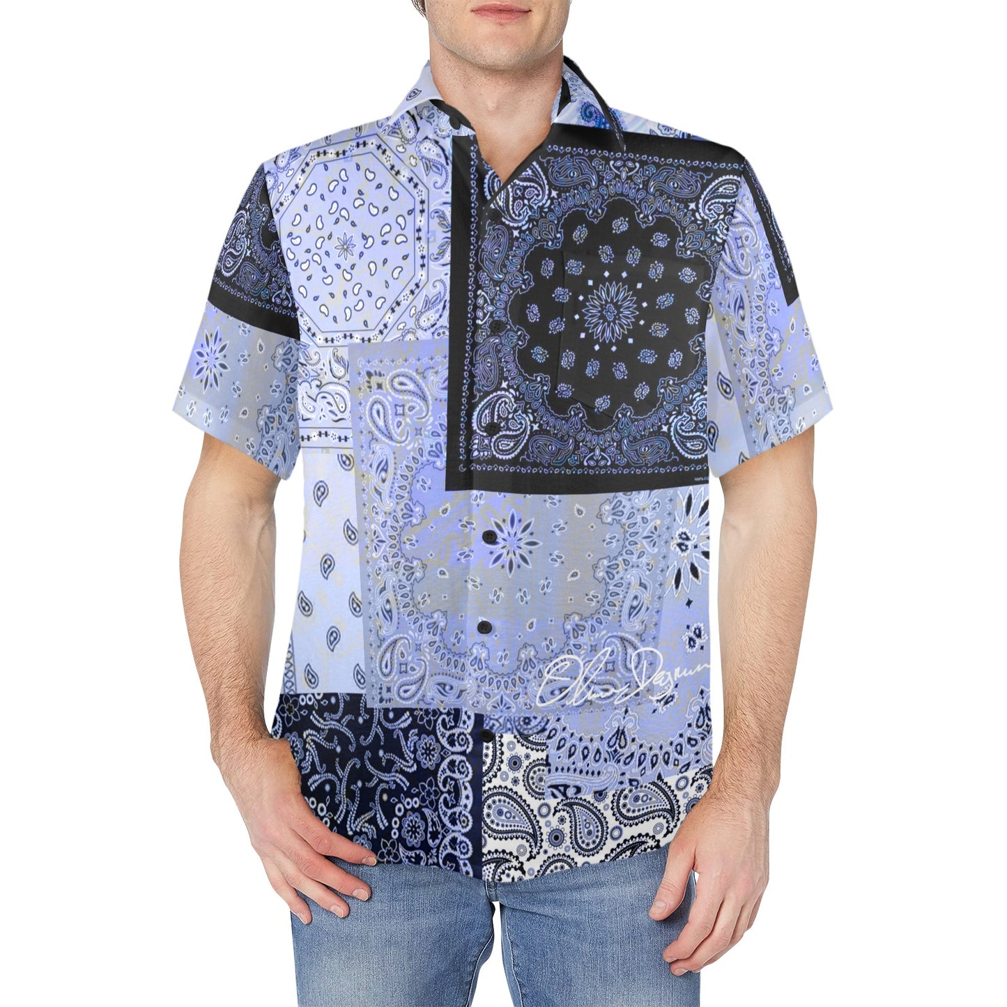 Laviblue Paisley Button Down