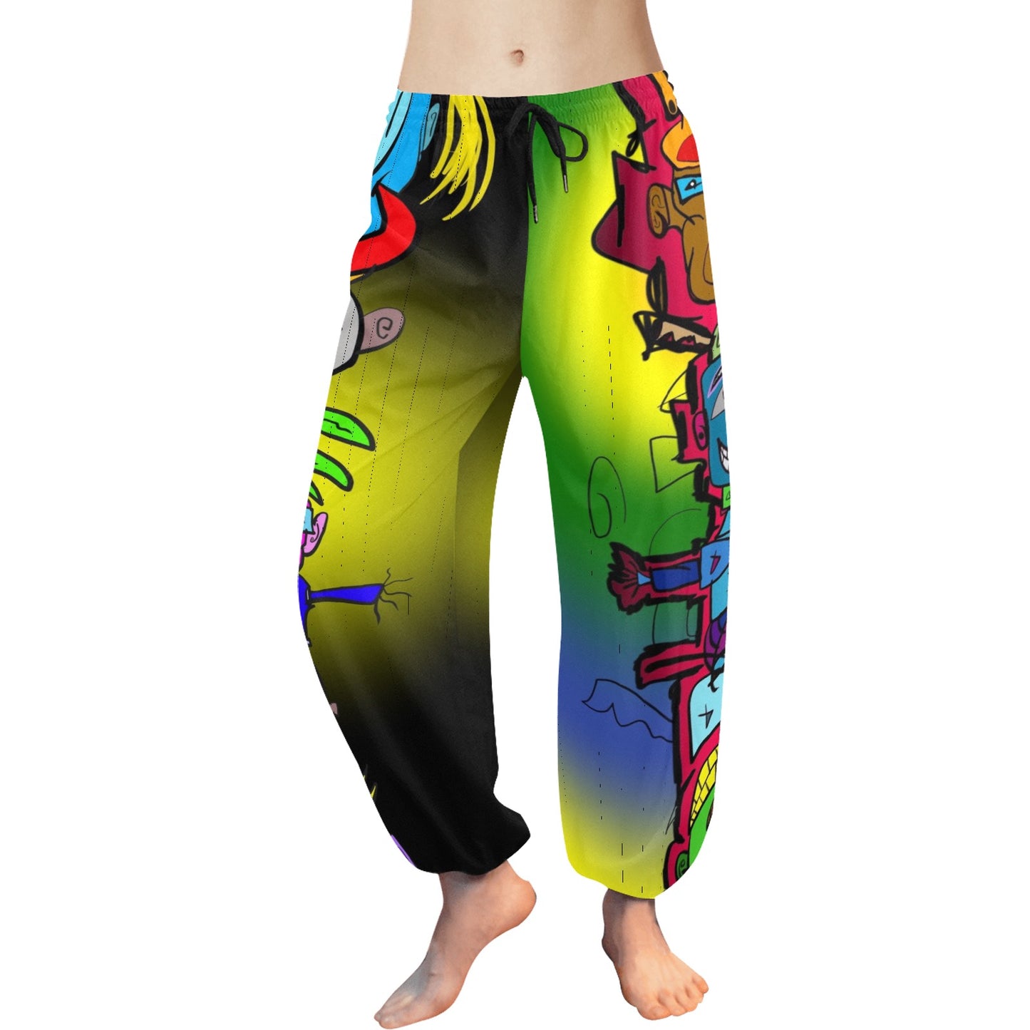 Totem Pole Harem Pants 2