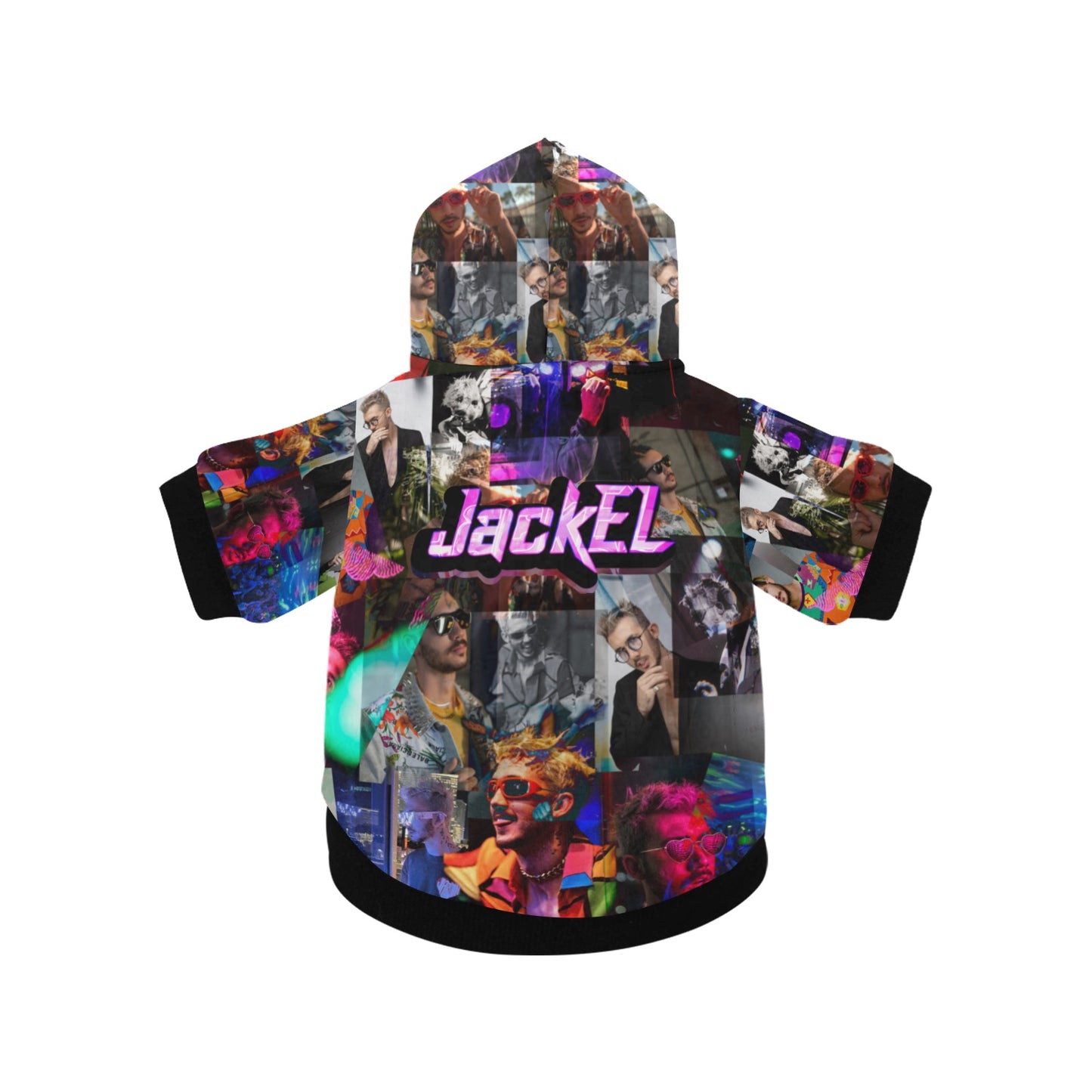 JackEL Collage Dog Hoodie