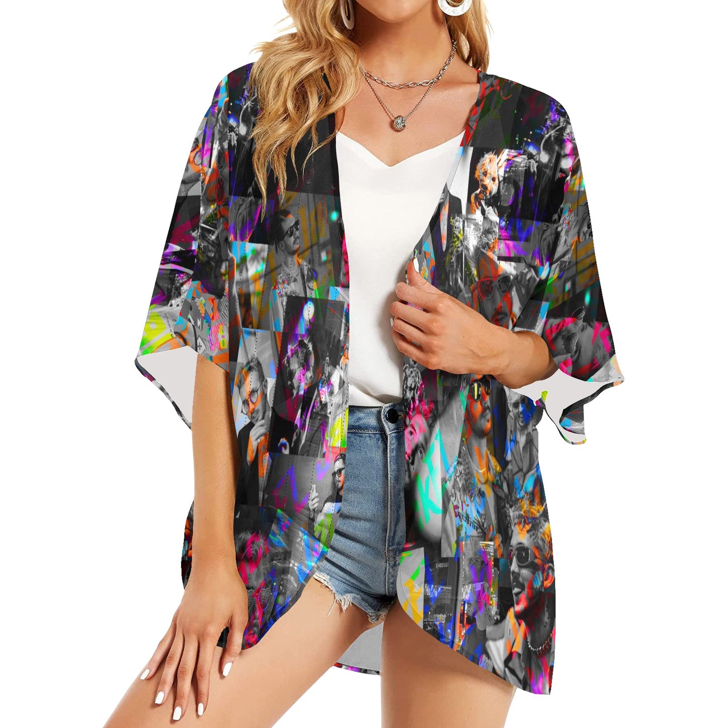 JackEL Chiffon Cover Up