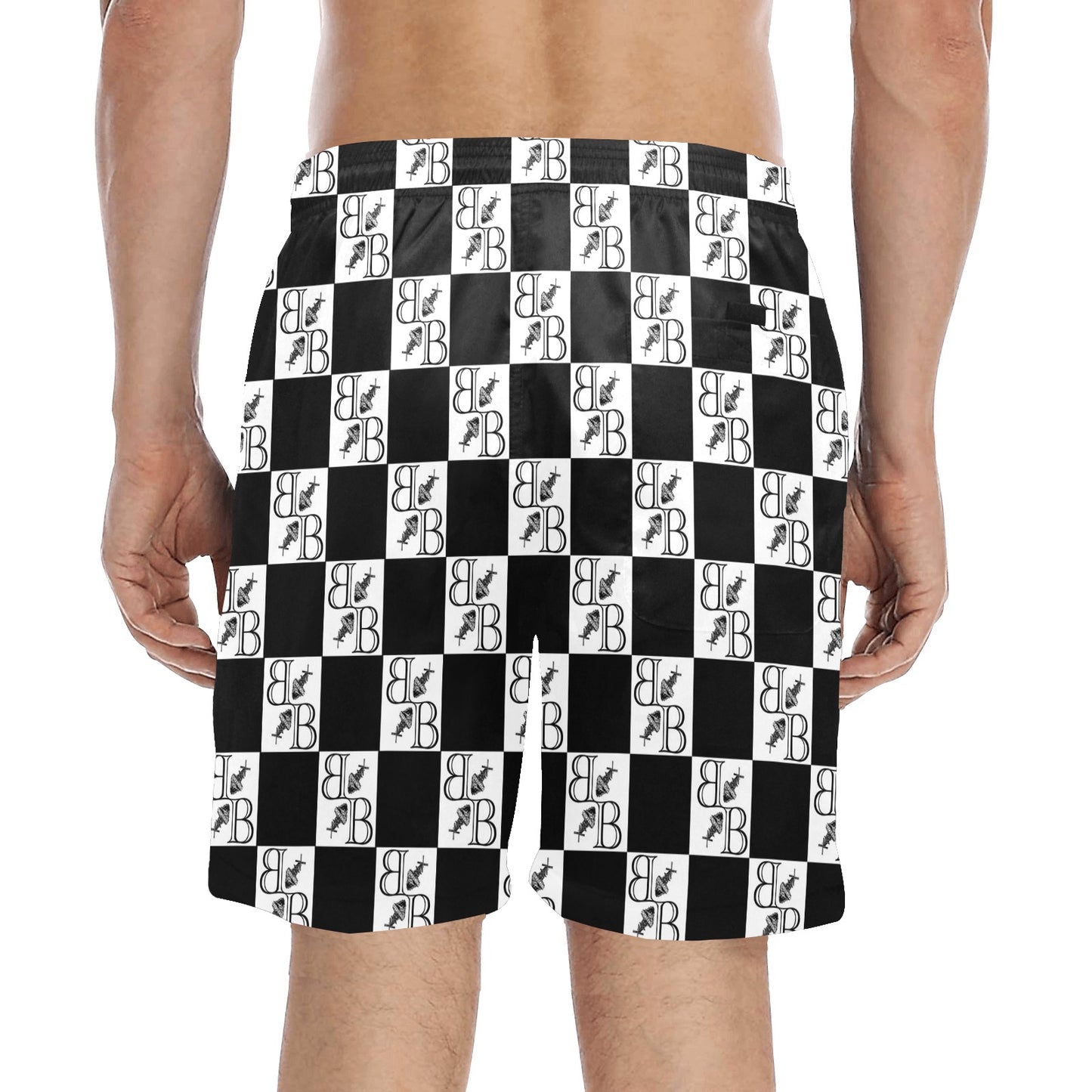 BB Checkered Beach Shorts