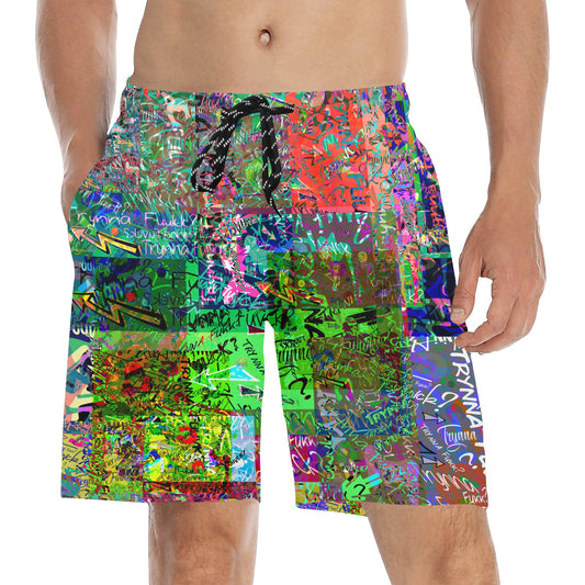 TF Collage Beach Shorts