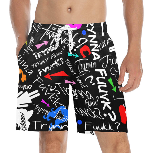 TF Black Beach Shorts